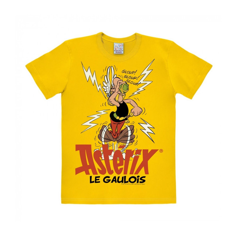 T SHIRT ASTERIX POTION JAUNE ADULTE TAILLE L