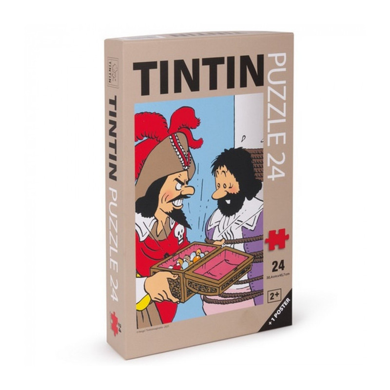 PUZZLE TINTIN TRESOR 24 PIECES