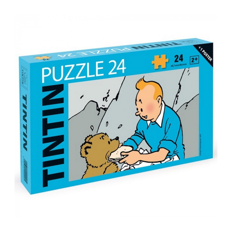 PUZZLE TINTIN ET OURSON 60 PIECES