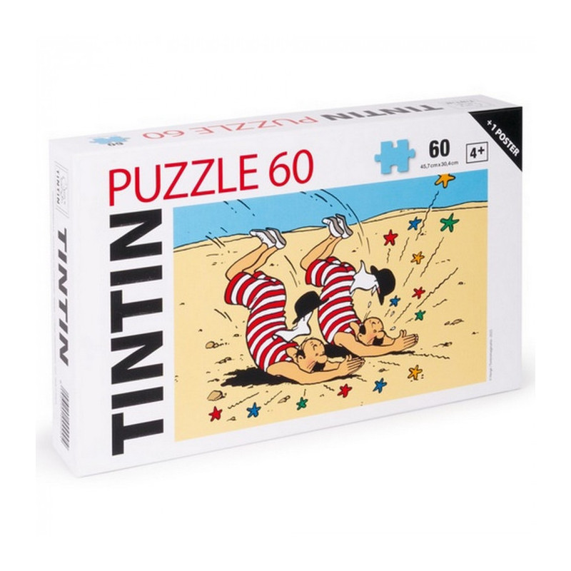 PUZZLE TINTIN DUPONDT DESERT 24 PIECES