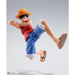 MONKEY D LUFFY ROMANCE DAWN ONE PIECE FIGURINE S H FIGUARTS 15 CM