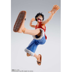 MONKEY D LUFFY ROMANCE DAWN ONE PIECE FIGURINE S H FIGUARTS 15 CM