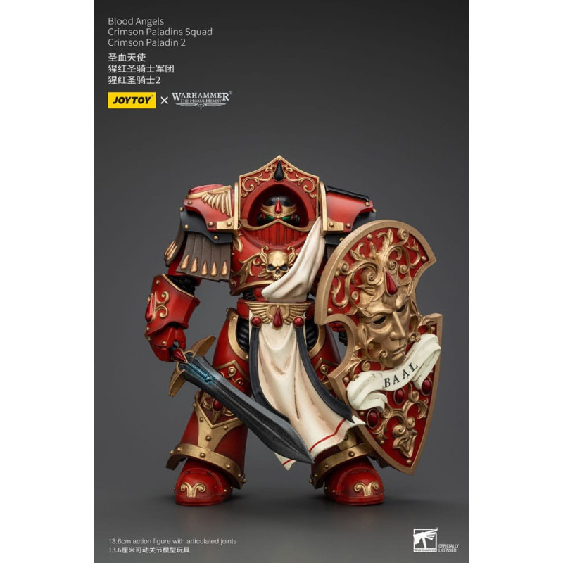 WARHAMMER HORUS HERESY BLOOD ANGELS CRIMSON PALADINS SQUAD 2 14 CM