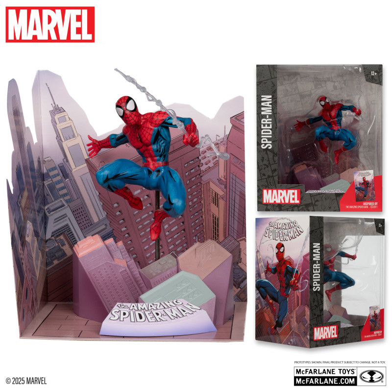 MARVEL COLLECTION STATUETTE PVC 1 10 SPIDER MAN THE AMAZING SPIDERMAN 