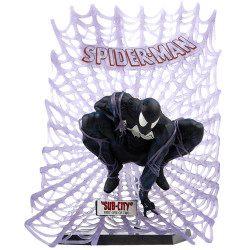 SPIDER MAN BLACK SUIT CHASE MARVEL COLLECTION SPIDER MAN 1 STATUETTE P