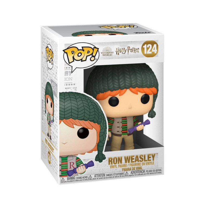RON WEASLEY HARRY POTTER FIGURINE POP  VINYL HOLIDAY 9 CM
