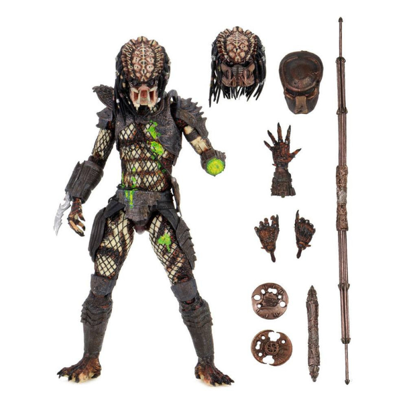ULTIMATE BATTLEDAMAGED CITY HUNTER 20 CM PREDATOR 2 FIGURINE