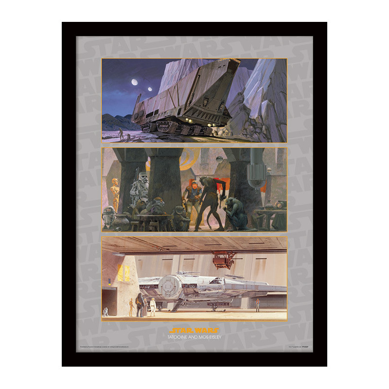 TATOOINE AND MOS EISLEY STAR WARS TABLEAU