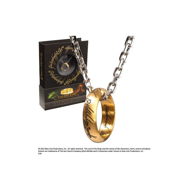 PENDENTIF ANNEAU UNIQUE LE SEIGNEUR DES ANNEAUX