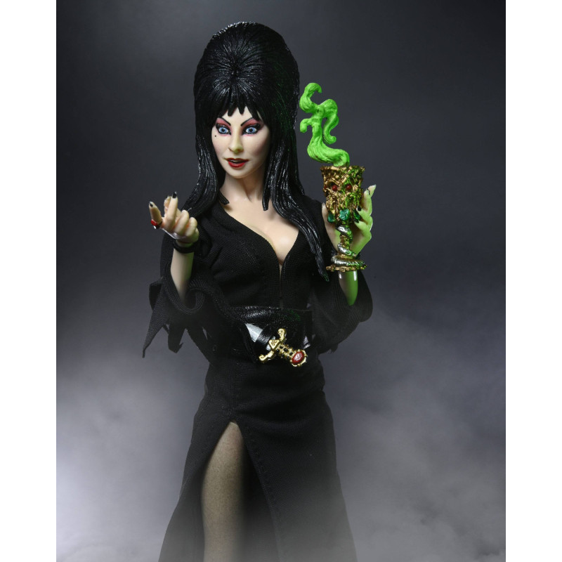 ELVIRA MISTRESS OF THE DARK FIGURINE CLOTHED 20 CM