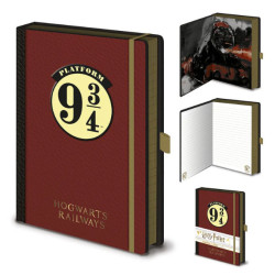 HARRY POTTER PLATFORM 9 34 A5 PREMIUM NOTEBOOOK