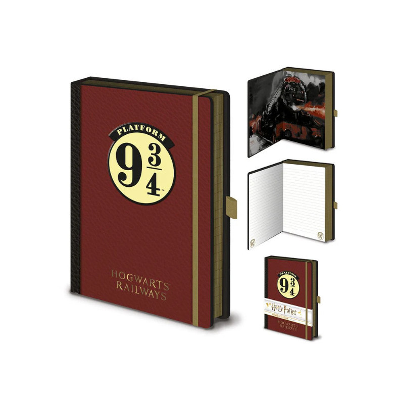 HARRY POTTER PLATFORM 9 34 A5 PREMIUM NOTEBOOOK