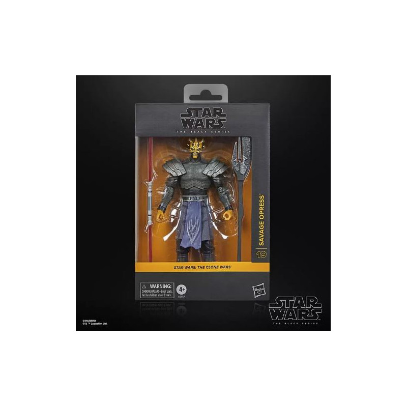 STAR WARS THE CLONE WARS BLACK SERIES SAVAGE OPRESS 15 CM