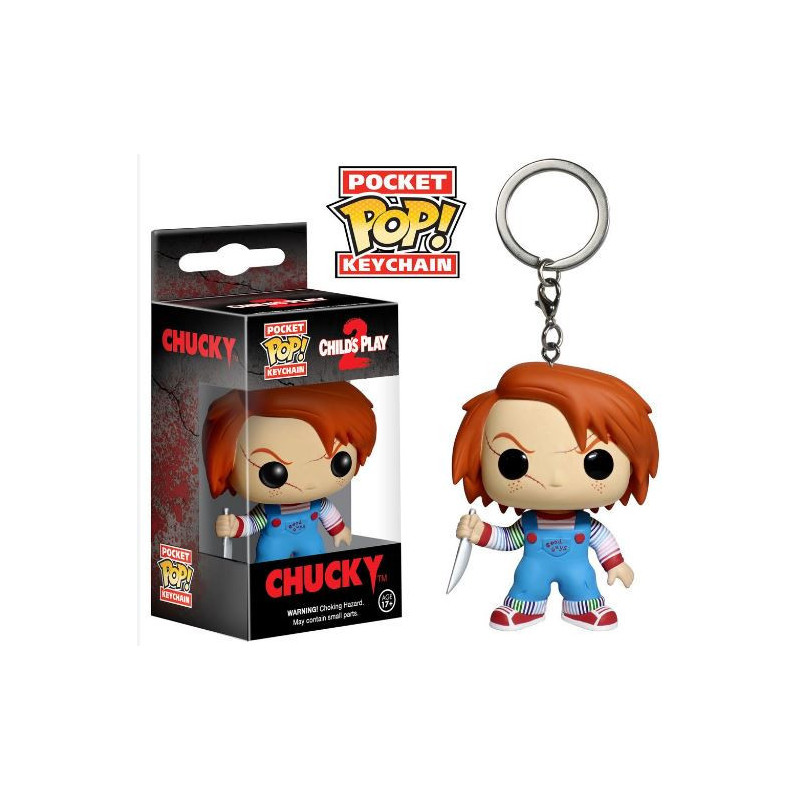 CHUCKY HORROR PORTE CLE POCKET POP 4 CM