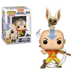 AANG WITH MOMO AVATAR: THE LAST AIRBENDER POP! ANIMATION VINYL FIGURE