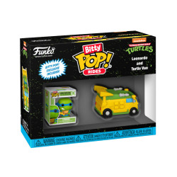 BITTY POP TMNT TORTUES NINJA LEONARDO AND TURTLE VAN