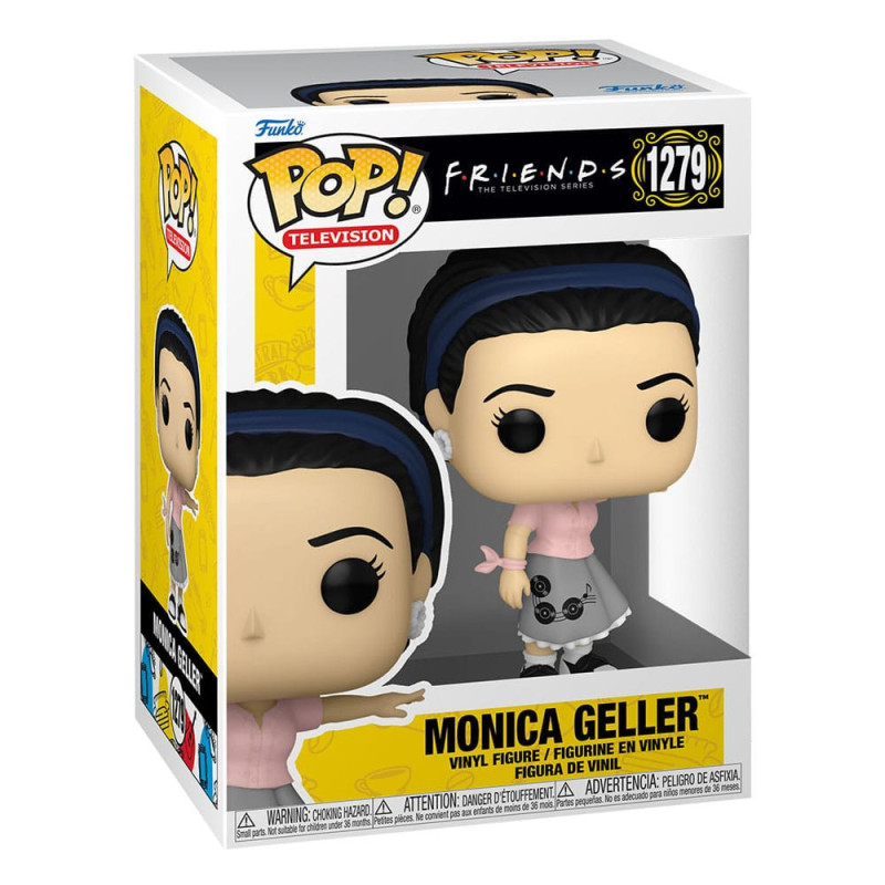 WAITRESS MONICA FRIENDS POP TV VINYL FIGURINE 9 CM