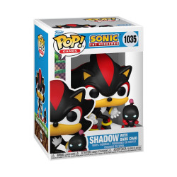 SHADOW WITH DARK CHAO SONIC THE HEDGEHOG POP AND BUDDY VINYL FIGURINE 