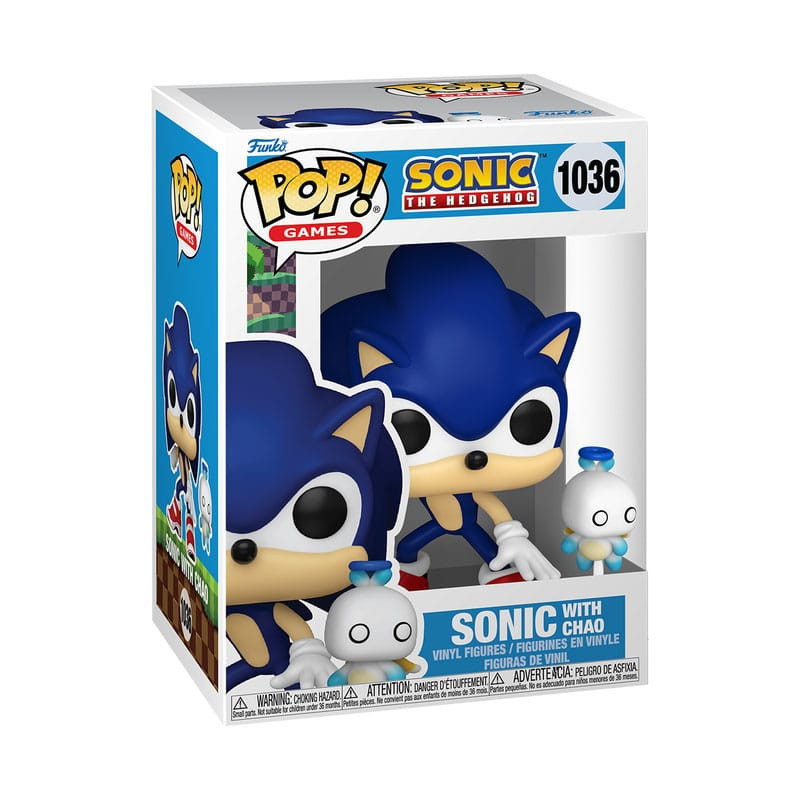 SONIC WITH HERO CHAO SONIC THE HEDGEHOG POP AND BUDDY VINYL FIGURINE 9