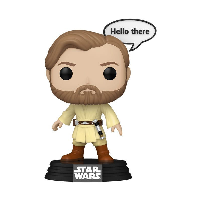 OBIWAN KENOBI STAR WARS SAYINGS POP PLUS MOVIES VINYL FIGURINE 9 CM