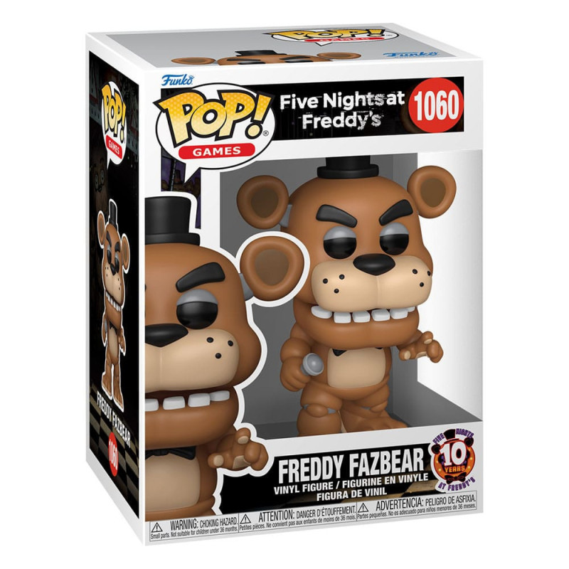 FREDDY FIVE NIGHTS AT FREDDY S POP VINYL FIGURINE 10TH ANNIVERSARY 9 C