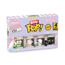 HELLO KITTY AND FRIENDS PACK 4 FIGURINES BITTY POP VINYL SERIES 4 2 CM