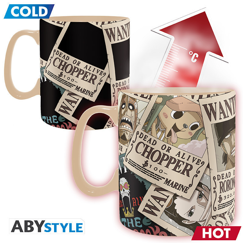 WANTED ONE PIECE MUG HEAT CHANGE 460 ML