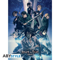 ATTACK ON TITAN  POSTER S4 GROUPE 52X38 CM
