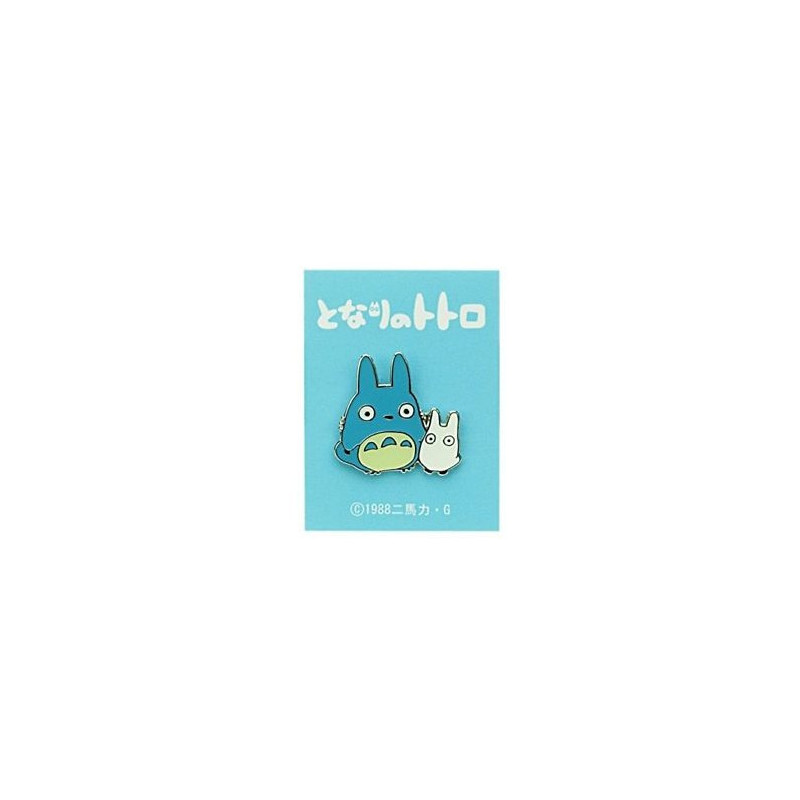 PINS TOTORO BLEU FONCE ET BLANC  MON VOISIN TOTORO
