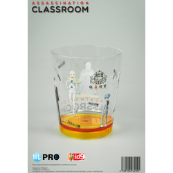 KORO ASSASSINATION CLASSROOM VERRE PLASTIQUE 10 X 8 CM