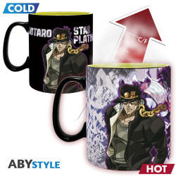 JOTARO ET DIO MUG HEAT CHANGE 460 ML JOJO S BIZARRE ADVENTURE