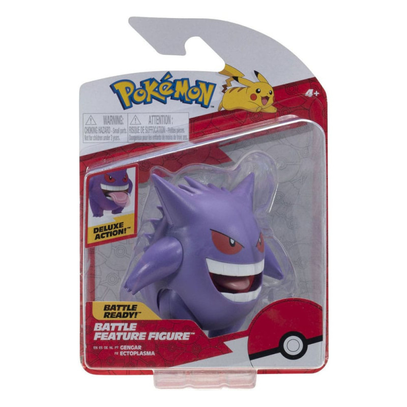 ECTOPLASMA POKEMON BATTLE FEATURE FIGURE VINYLE 11 CM