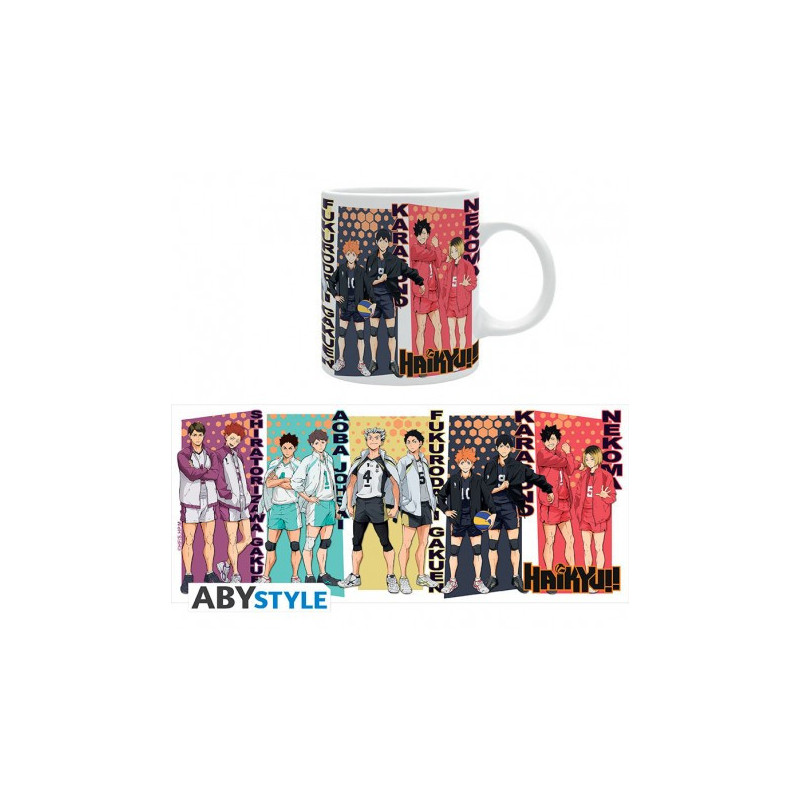 HAIKYU MUG 320 ML EQUIPES ADVERSES