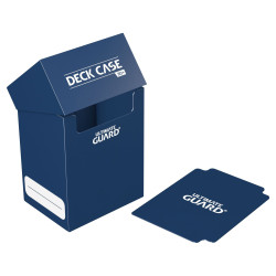 ULTIMATE GUARD BO  TE POUR CARTES DECK CASE 80  TAILLE STANDARD BLEU