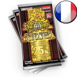 LA BONANZA DU QUART DE SIECLE YUGIOH CARTES A JOUER EN FR