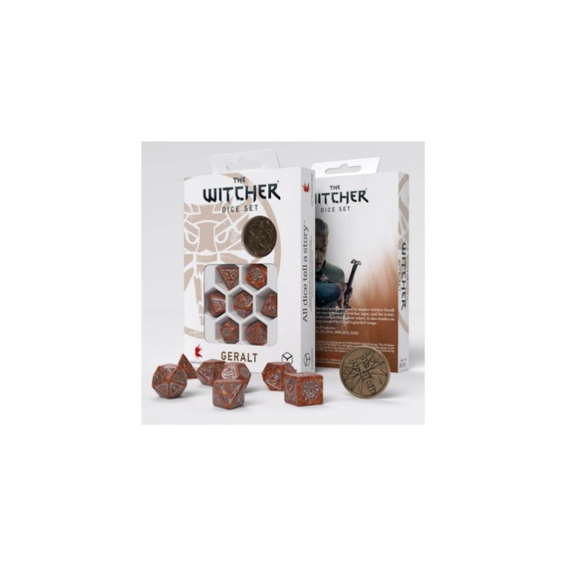 THE WITCHER DICE SET GERALT
