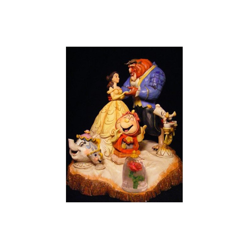 DISNEY TRADITIONS THE BEAUTY AND THE BEAST  TALE AS OLD AS TIME  WOOD 