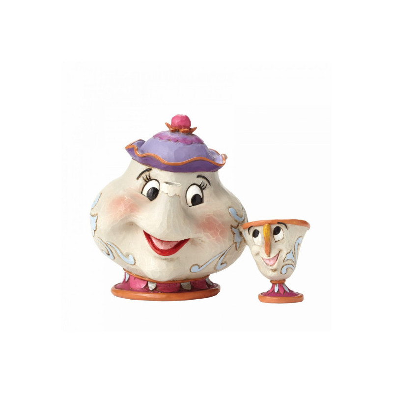 MRS POTT AND CHIP A MOTHER S LOVE LA BELLE ET LA BETE STATUE