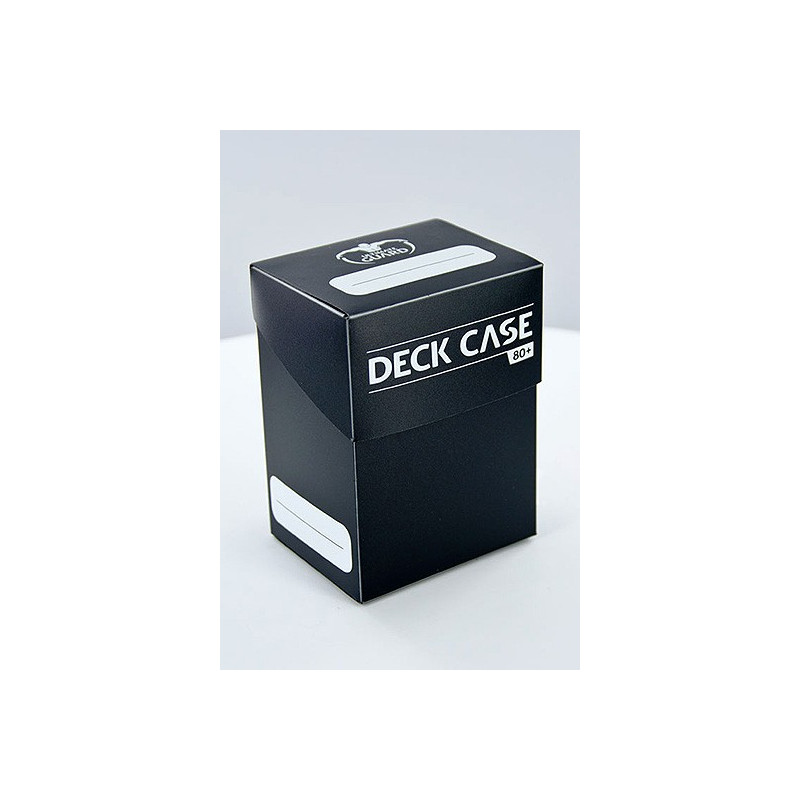 DECK CASE 80DOUBLE SLEEVED CARD STANDARD BLACK CASE