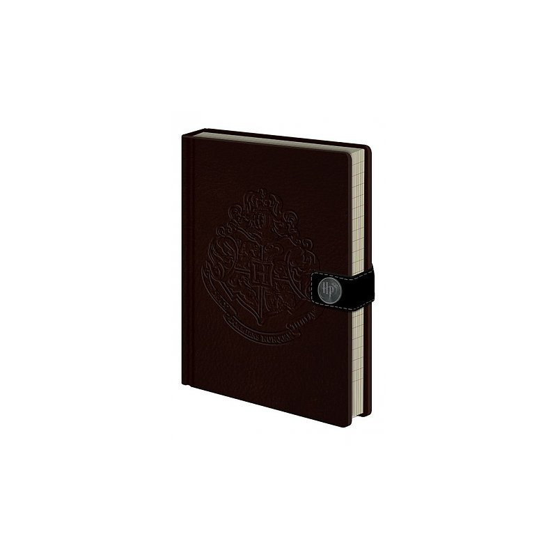 HOGWARTS CREST HARRY POTTER PREMIUM NOTEBOOK WITH CLASP