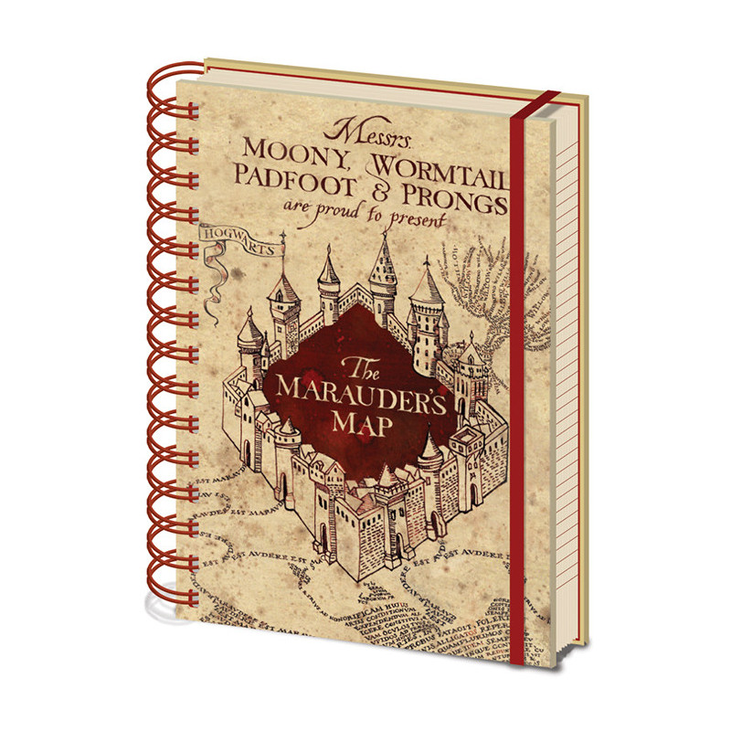 HARRY POTTER THE MARAUDERS MAP A5 WIRO NOTEBOOK