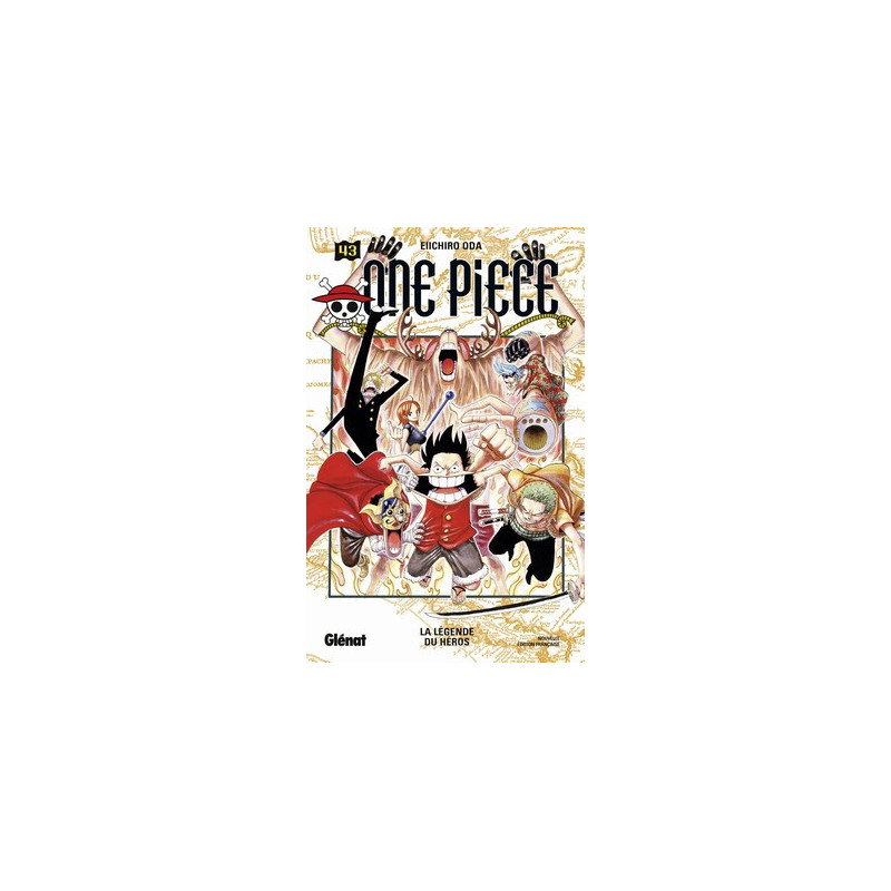 ONE PIECE  EDITION ORIGINALE  TOME 43  LA LEGENDE DU HEROS