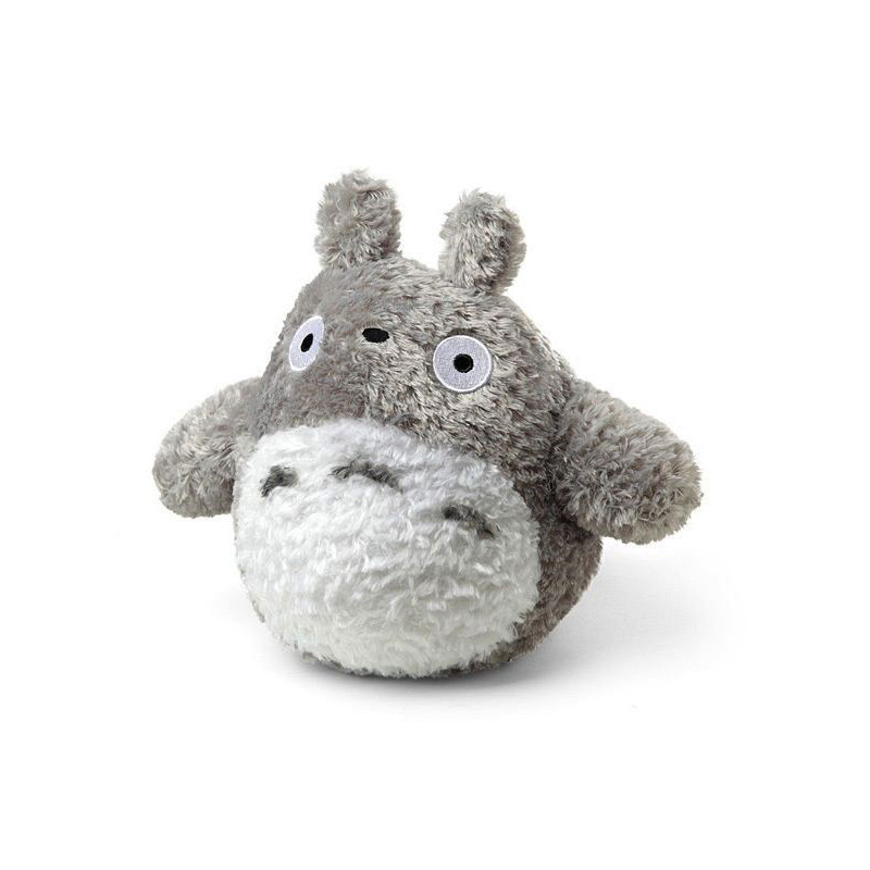 PELUCHE TOTORO FLUFFY GRIS CLAIR - S - 14 CM
