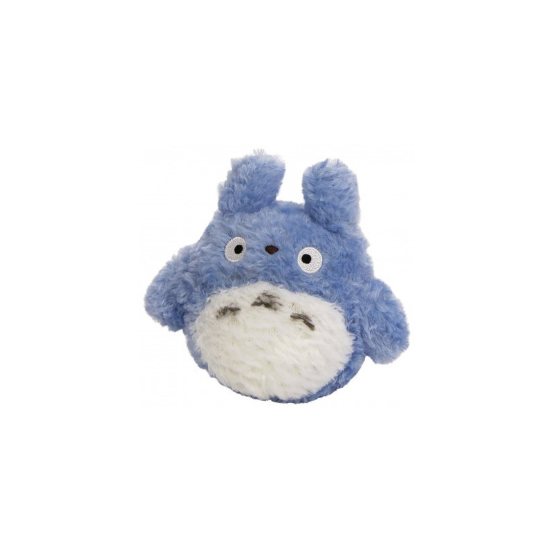 PELUCHE TOTORO FLUFFY BLEU - S - 14 CM