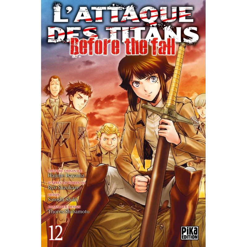L ATTAQUE DES TITANS  BEFORE THE FALL T12