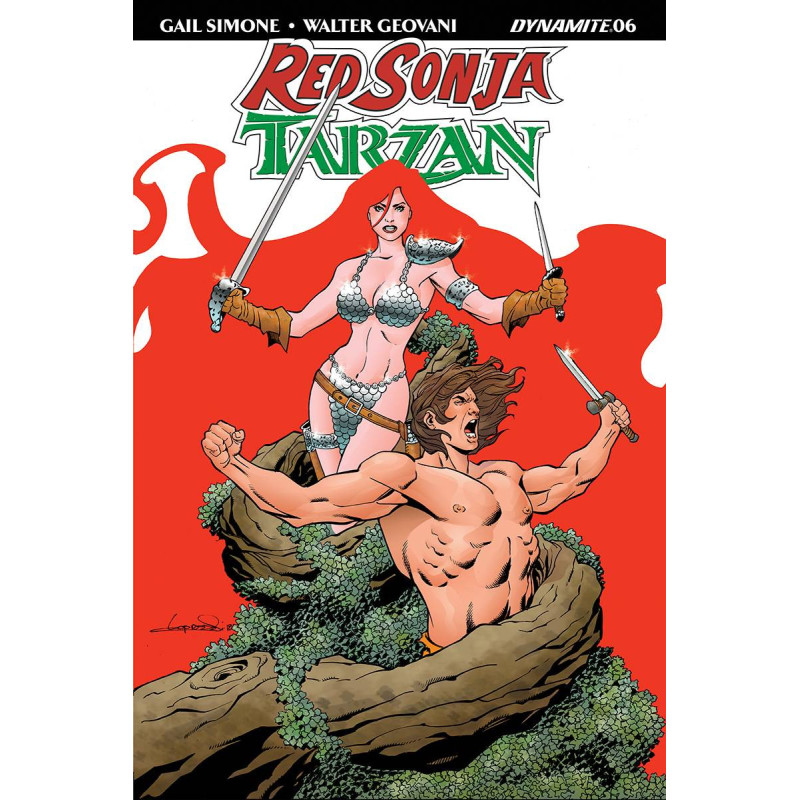 RED SONJA TARZAN 6 CVR C LOPRESTI