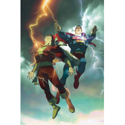SUPERMAN SHAZAM FIRST THUNDER DELUXE ED HC