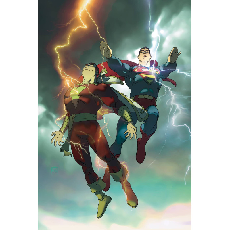 SUPERMAN SHAZAM FIRST THUNDER DELUXE ED HC