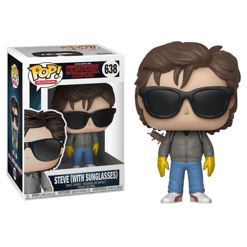 STEVE WITH SUNGLASSES STRANGER THINGS FUNKO POP! TV VINYL FIGURINE 9 CM