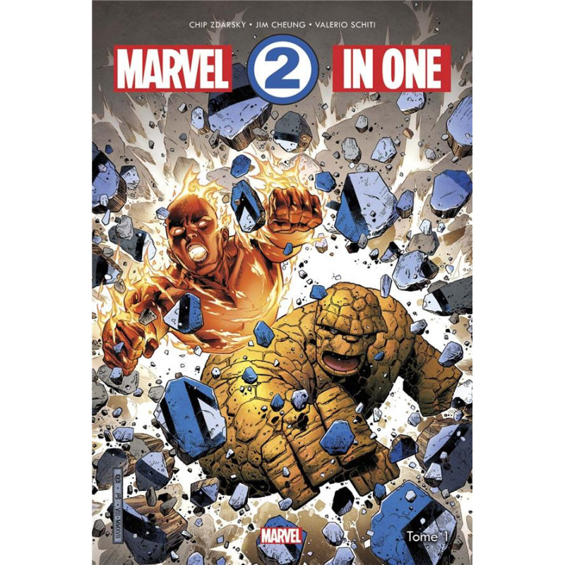 MARVEL 2INONE T01  LA CHOSE ET LA TORCHE HUMAINE